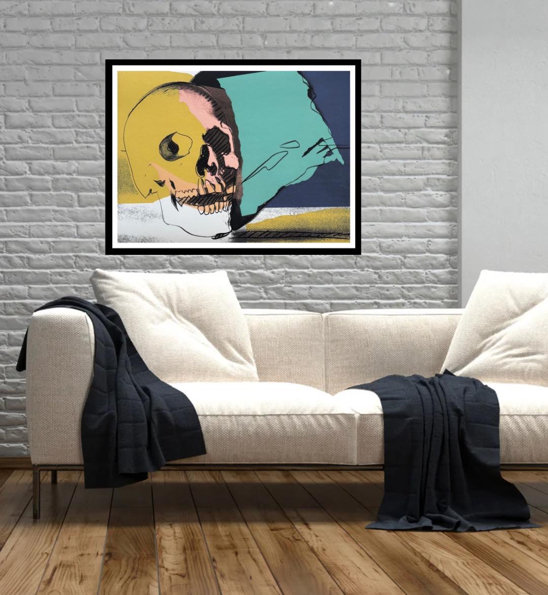 ANDY WARHOL "Skulls” #158-Screenprint Proof- Top Quality Skull 30 x 40" Flat Ship- A Beauty!
